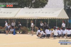 男女選抜(2年生)/学級対抗リレー　2025年度　川之江北中学校運動会