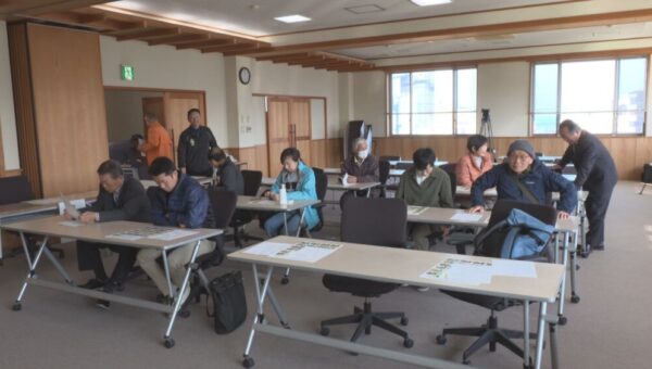 令和７年度　四国中央市民土曜森林林業講座　閉講座式