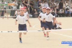 かけっこ2年生／2年生　２０２６年度　金生第一小学校運動会
