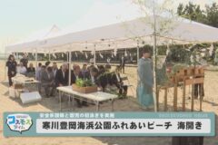 寒川豊岡海浜公園ふれあいビーチ　海開き