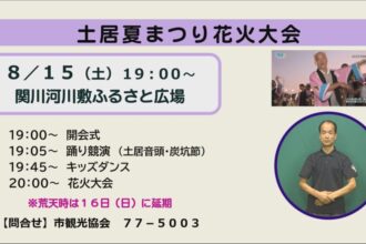 土居夏まつり花火大会 土居夏まつり花火大会