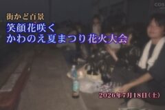 街かど百景：笑顔花咲くかわのえ夏まつり花火大会