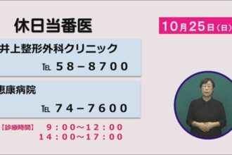 休日当番医